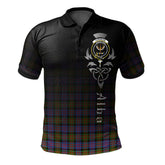 Clan Carnegie Ancient Tartan Polo Shirt - Alba Celtic Style LG35 Carnegie Ancient Tartan Tartan Polo